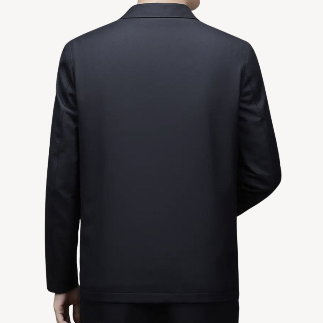 Timeless Simple Mens Leather Jacket
