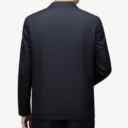 Timeless Simple Mens Leather Jacket