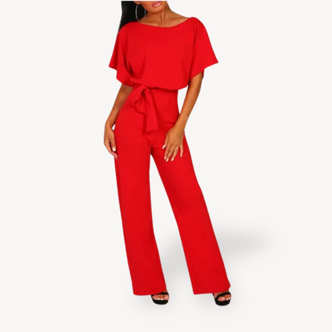 Ladies Comfortable Loose Fit Polyester Jumpsuit
