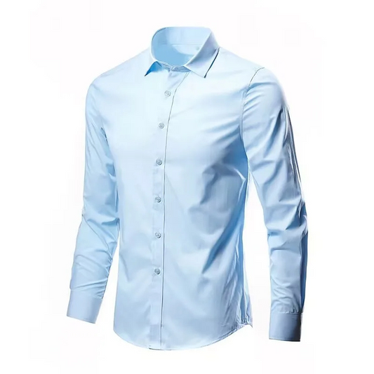 Regular Fit Mens Casual Long Sleeve Shirt - OutfitLondon