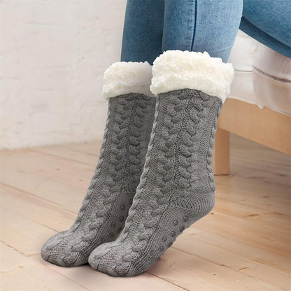 Soft Fuzzy Home Socks - OutfitLondon