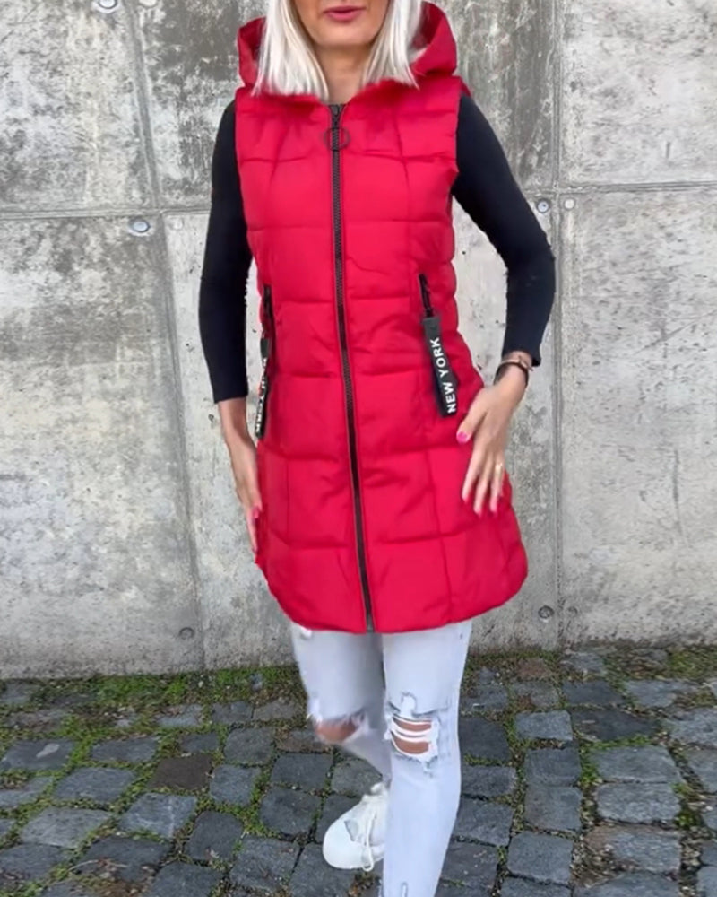 Lightweight Vest Style Puffer Jacket