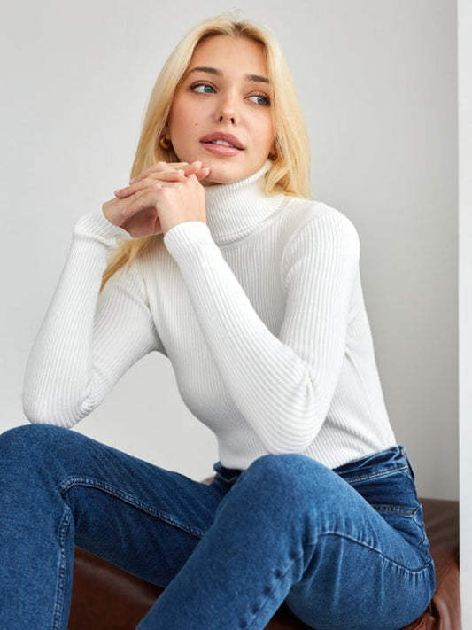 Cozy Ladies' Slim Fit Pullover Sweater - OutfitLondon