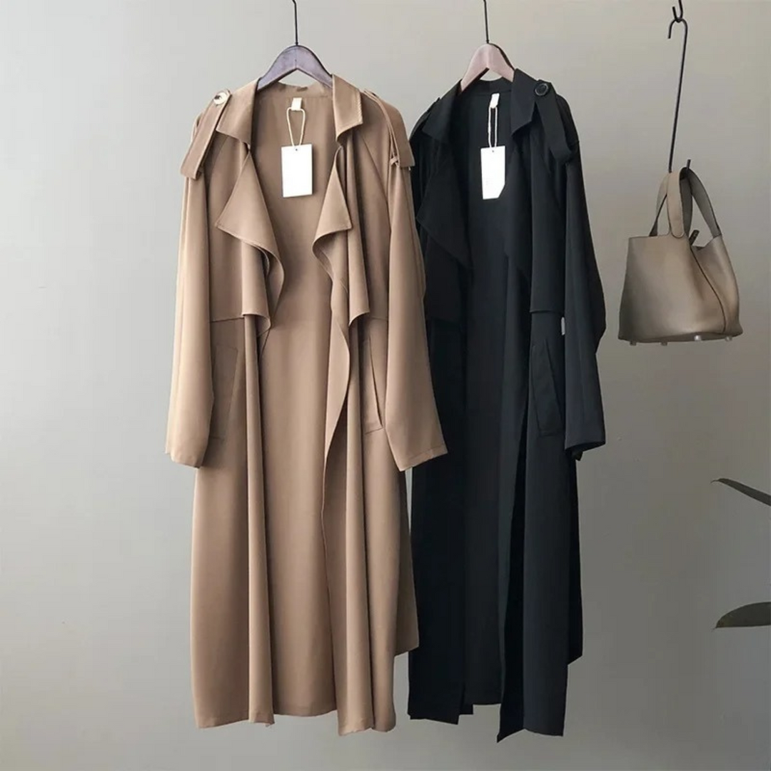 Classic Oversized Rain Trench Coat - OutfitLondon