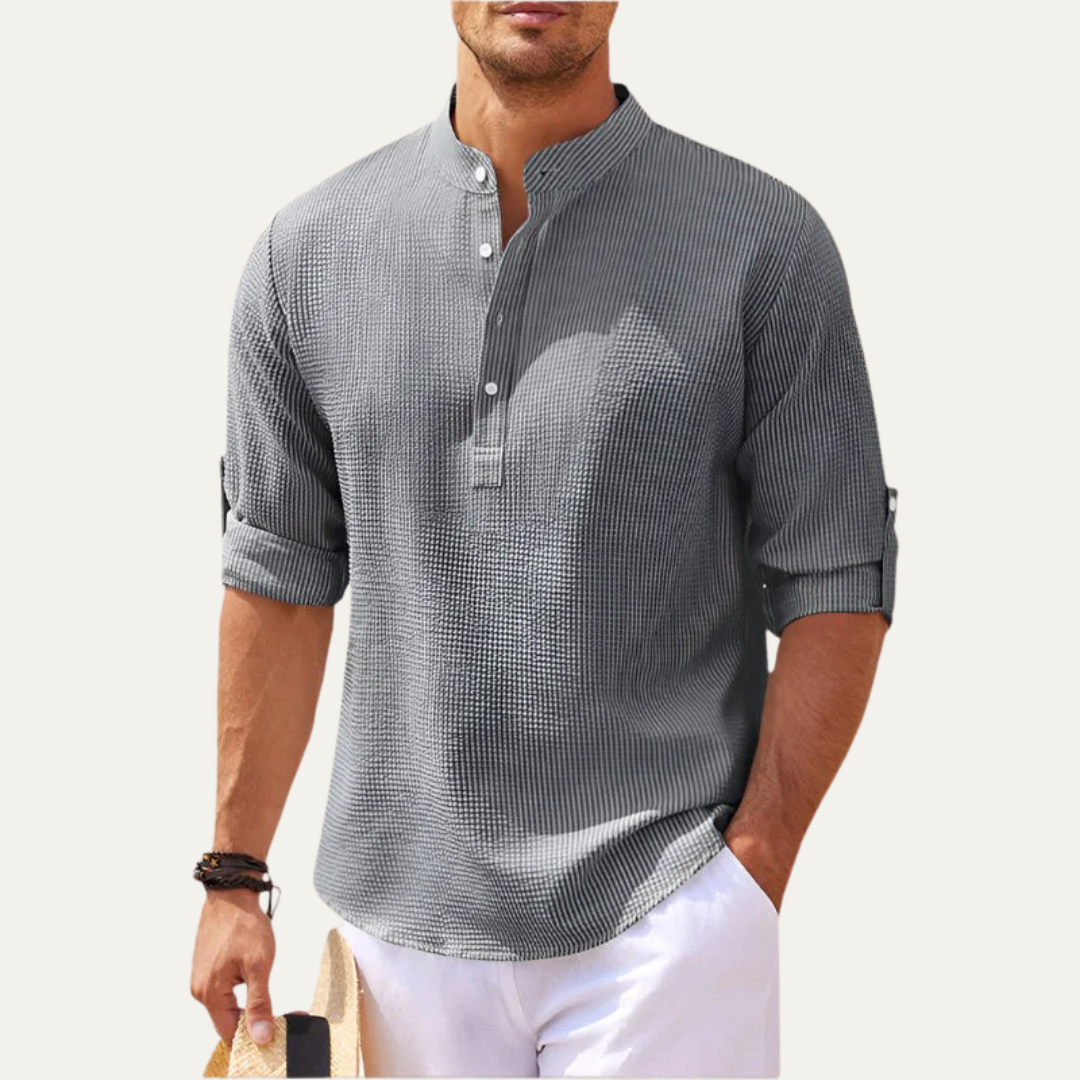 Men's Patterned Casual Shirt - OutfitLondon