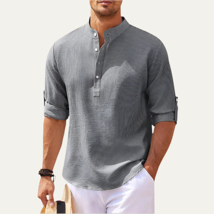 Men's Patterned Casual Shirt - OutfitLondon