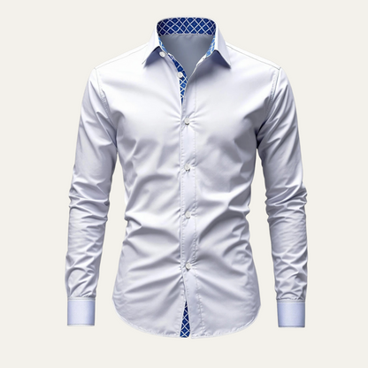 Classic Men's Slim Fit Dress Shirt - OutfitLondon