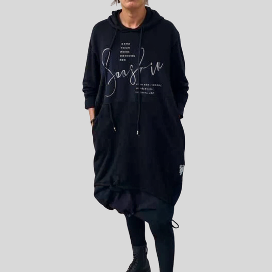 Relaxed Fit Hoodie Dress - OutfitLondon
