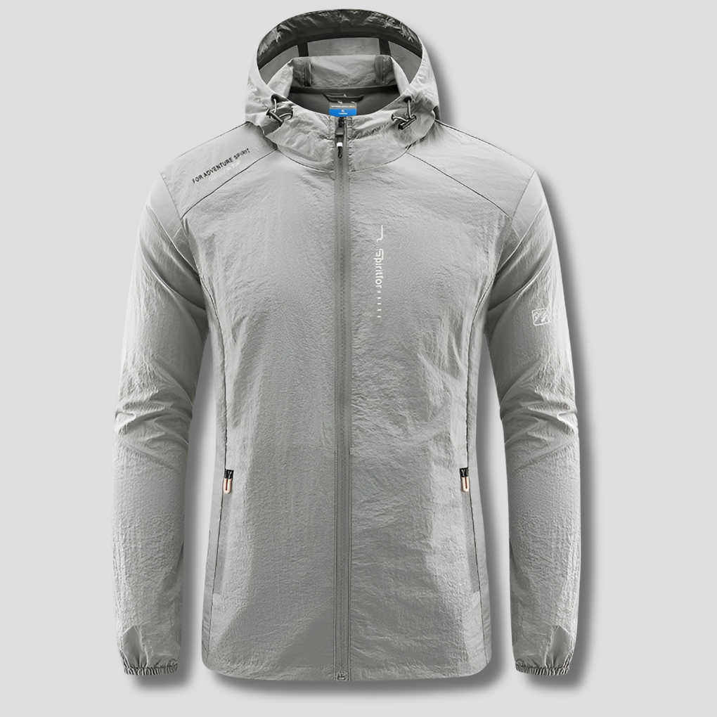 Lightweight Water Resistant Summer Hooded Jacket