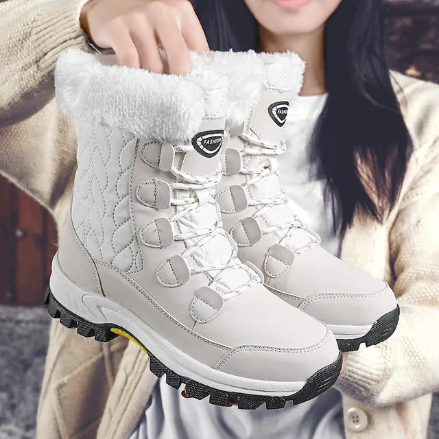 Cozy Chic Ladies Winter Snow Boots - OutfitLondon