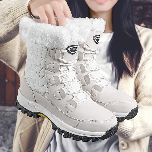 Cozy Chic Ladies Winter Snow Boots - OutfitLondon