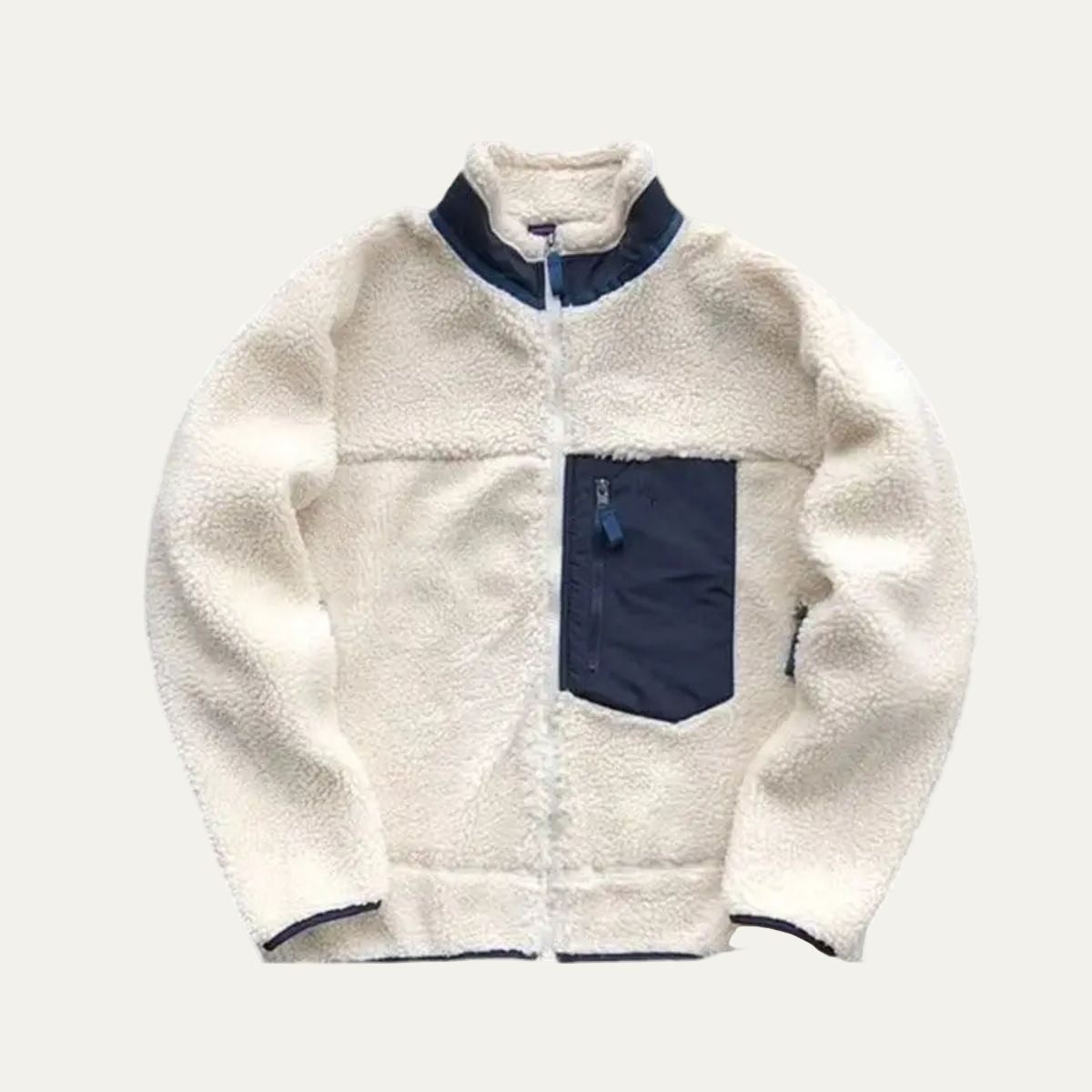 Men's Soft Plush Fleece Zip Up Jacket