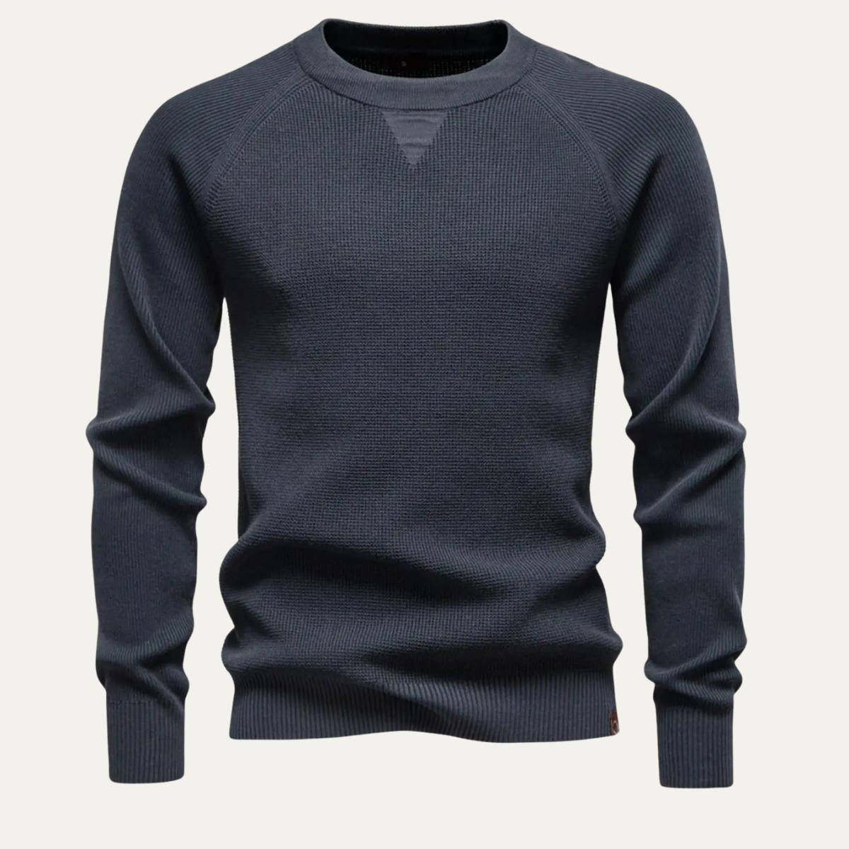 Relaxed Fit Men's Lightweight Crew Neck Sweater - OutfitLondon