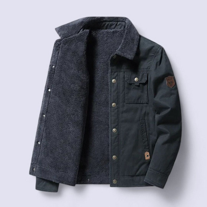 Warm Fleece Lined Mens Casual Jacket