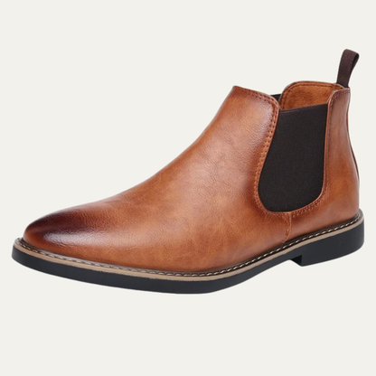 Classic Men's Genuine Leather Ankle Boots - OutfitLondon