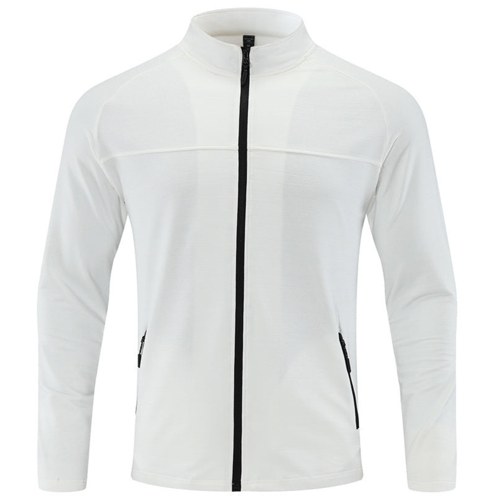Men's Breathable Water Resistant Zip Up Jacket