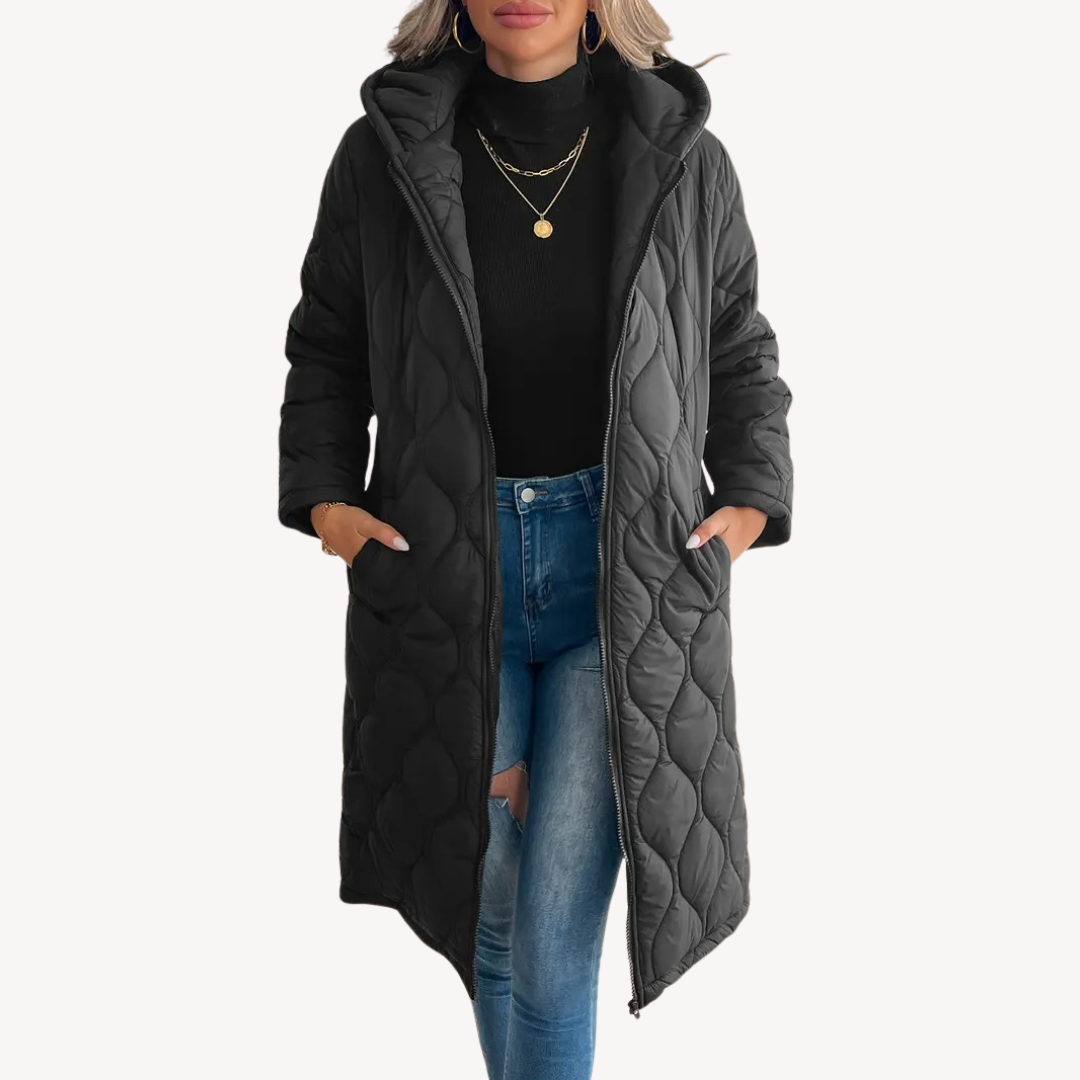 Ladies' Faux Fur Parka Jacket Coat - OutfitLondon