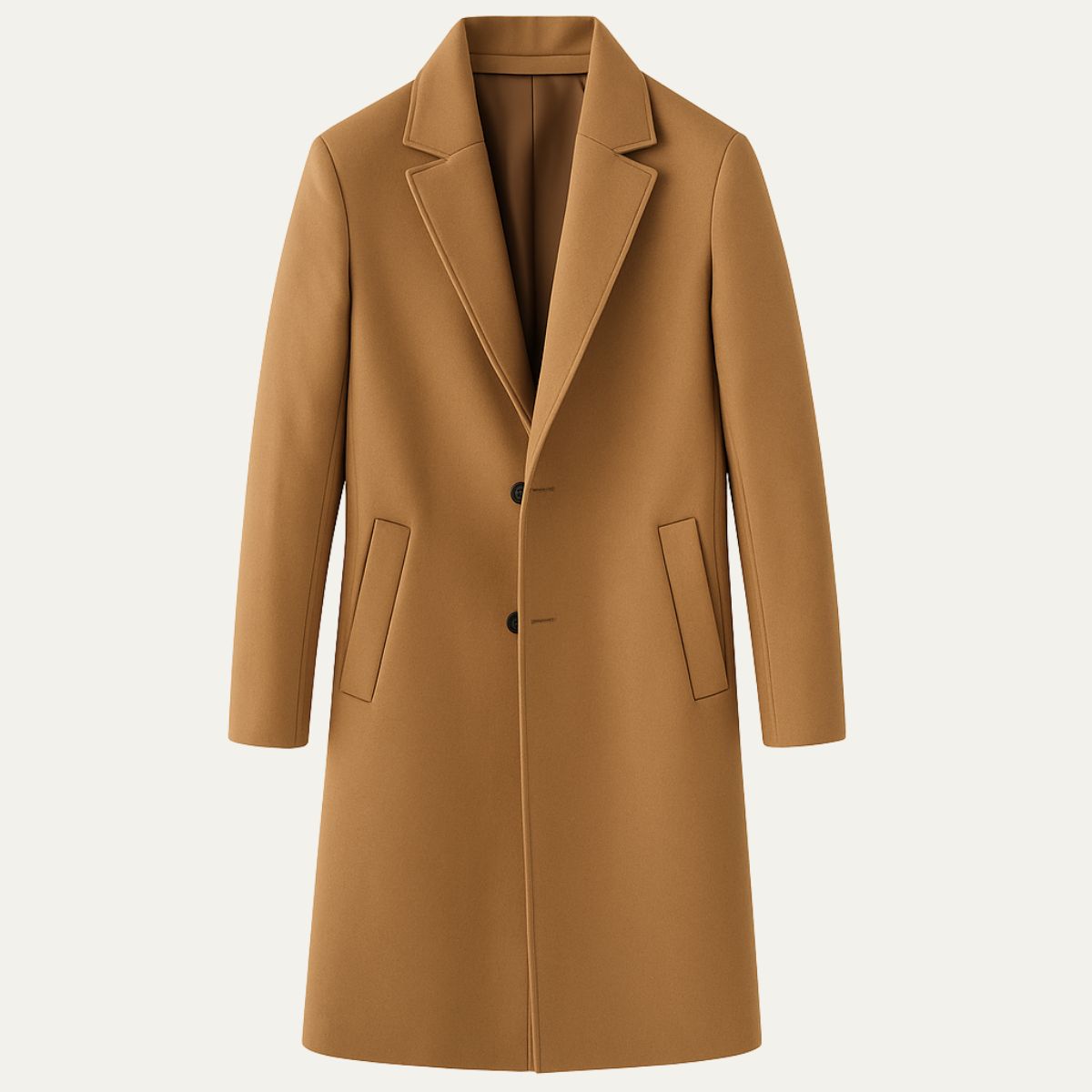 Classic Fit Men's Knee Length Coat