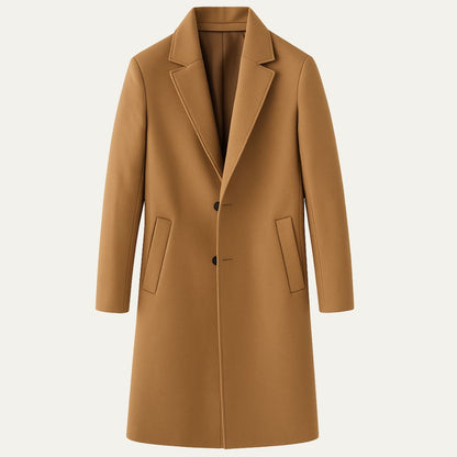 Classic Fit Men's Knee Length Coat