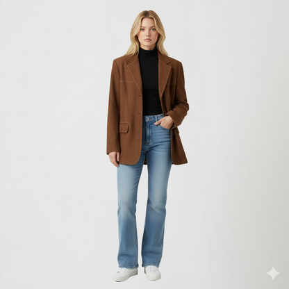 Cozy Women's Fall Parka Jacket with Pockets - OutfitLondon
