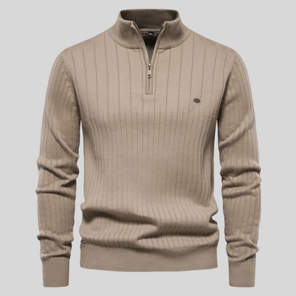 Comfortable Men's Long Sleeve Crew Sweater