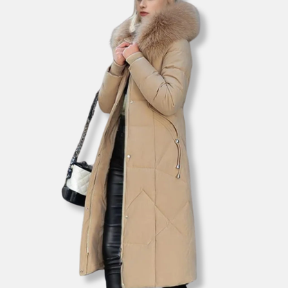 Warm Quilted Puffer Parka Coat