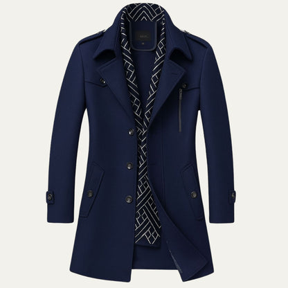 Classic Fit Mens Tailored Overcoat