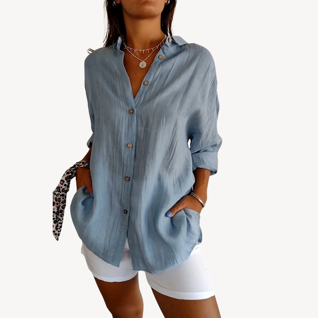 Relaxed Fit Everyday Women's Shirt - OutfitLondon