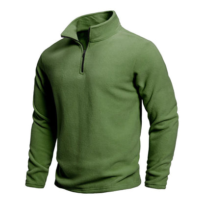 Warm Mens Merino Quarter Zip Sweater