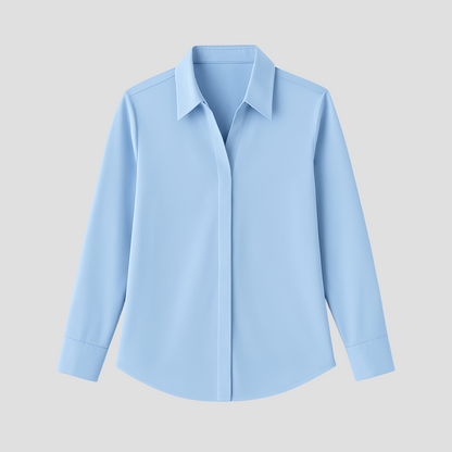 Elegant Office Ladies Shirt - OutfitLondon