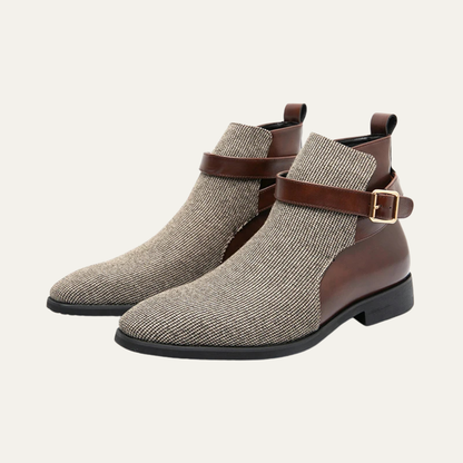 Men's Smart Leather Chelsea Ankle Boots - OutfitLondon