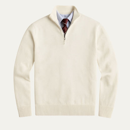Stylish Quarter Zip Sweater for Men
