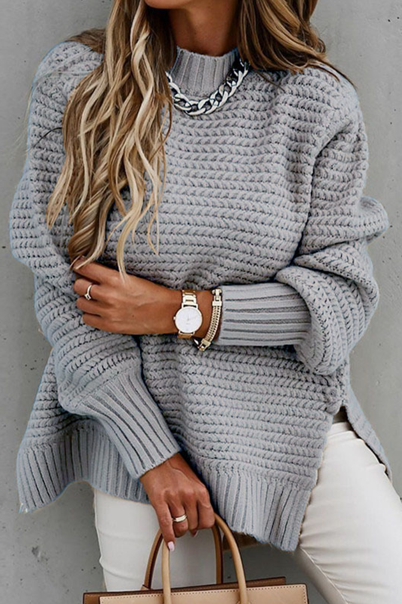 Cozy Ladies Warm Cashmere Crew Sweater
