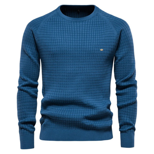 Warm Classic Men's Long Sleeve Crew Neck Sweater - OutfitLondon