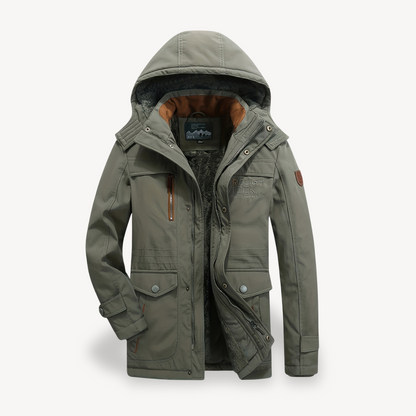 Waterproof Hooded Mens Outdoor Jacket - OutfitLondon