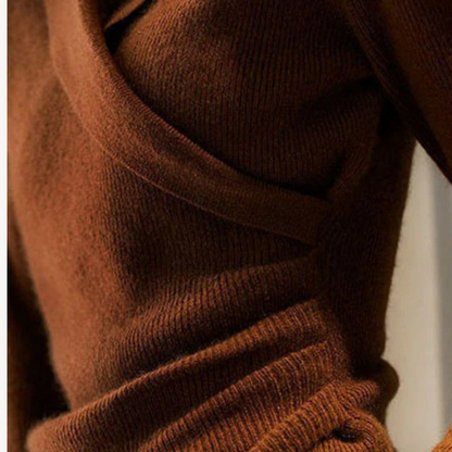 Soft Women's V-Neck Knit Sweater