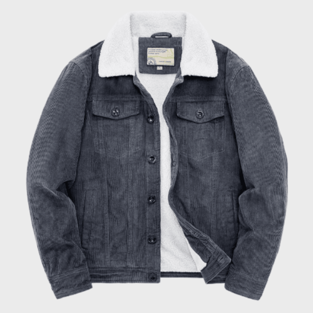 Warm Faux Fur Lined Denim Jacket