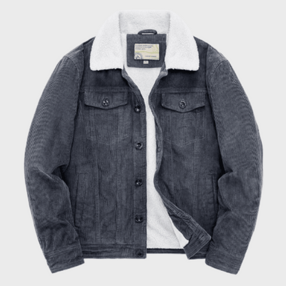 Warm Faux Fur Lined Denim Jacket