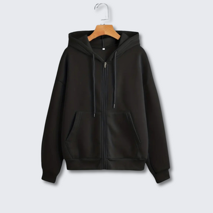 Ladies' Lightweight Hoodie Warm Fleece Jacket