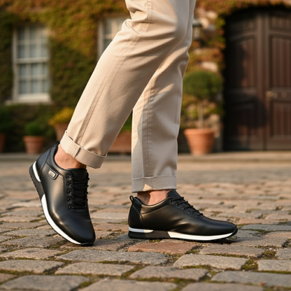Comfortable Men's Orthopedic Leather Sneakers