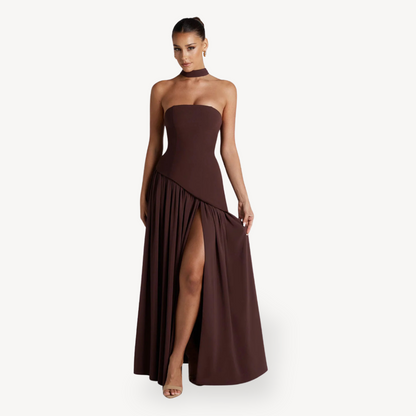 Sleeveless High Slit Maxi Dress for Women