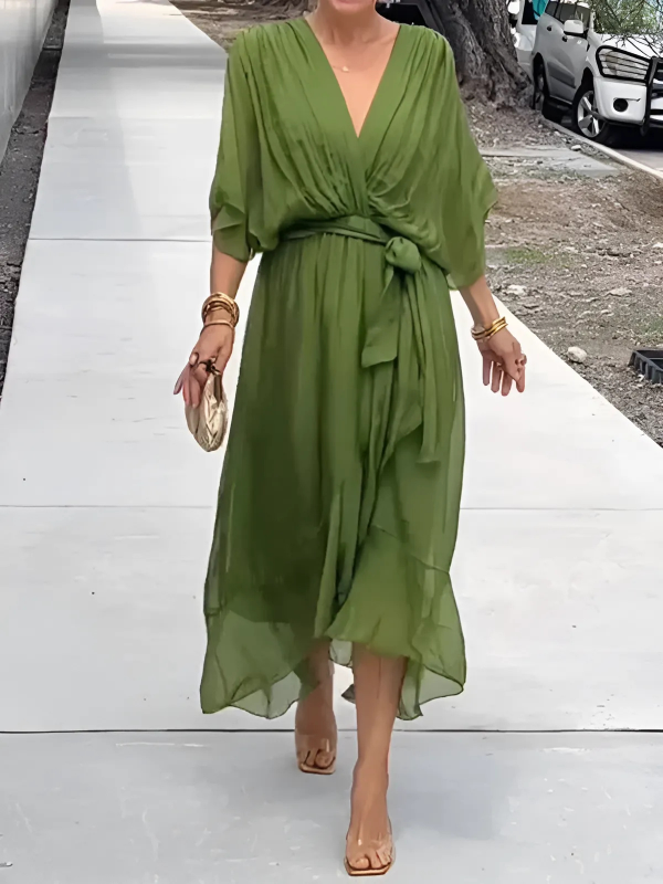 Elegant Women's Mid Length Dress