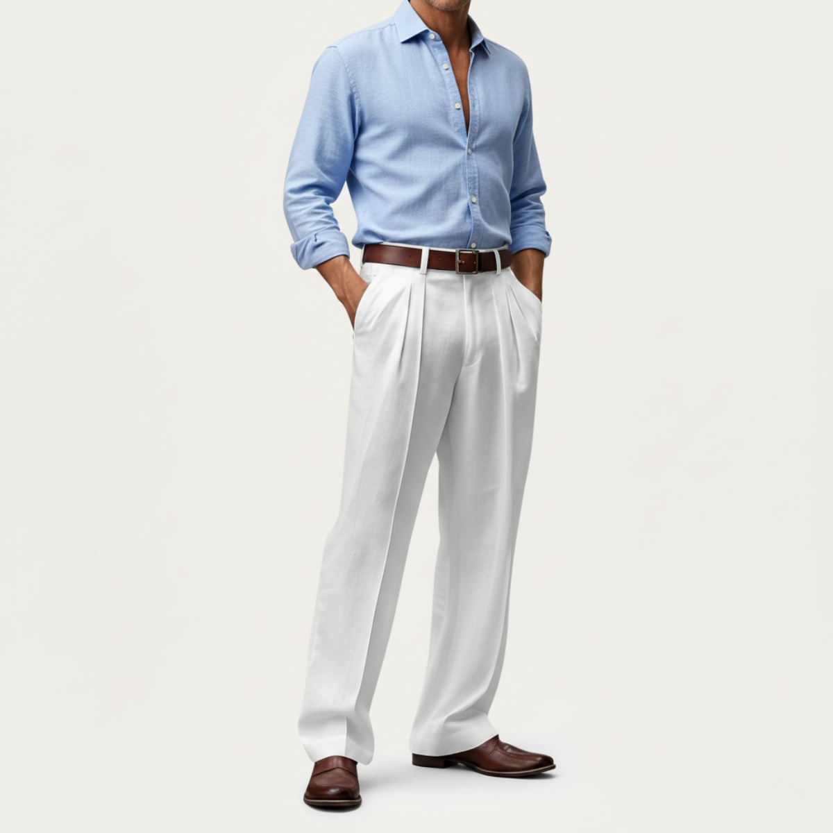 Breathable Linen Summer Pants for Men
