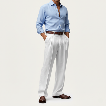 Breathable Linen Summer Pants for Men