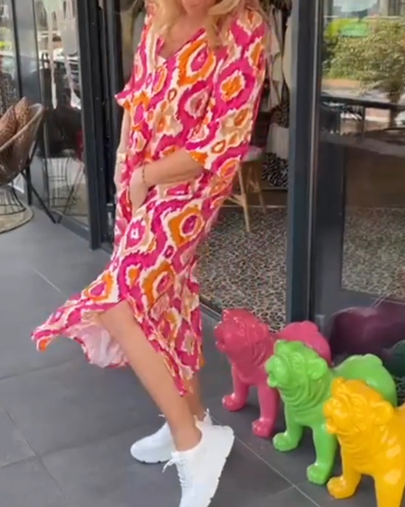 Women's Flowy Floral Sundress for Summer - OutfitLondon