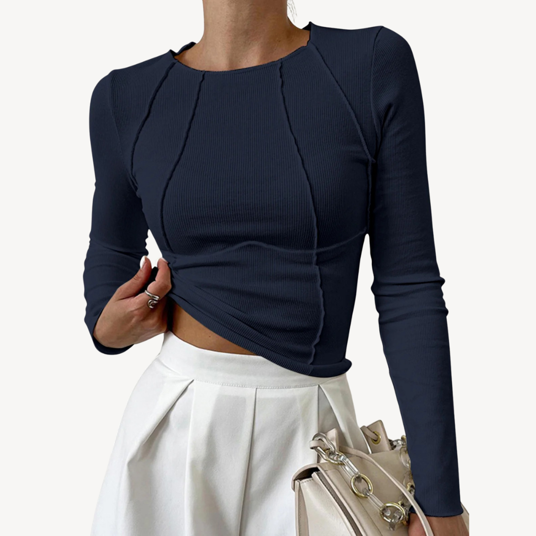 Fitted Crew Neck Women's Tee Shirt