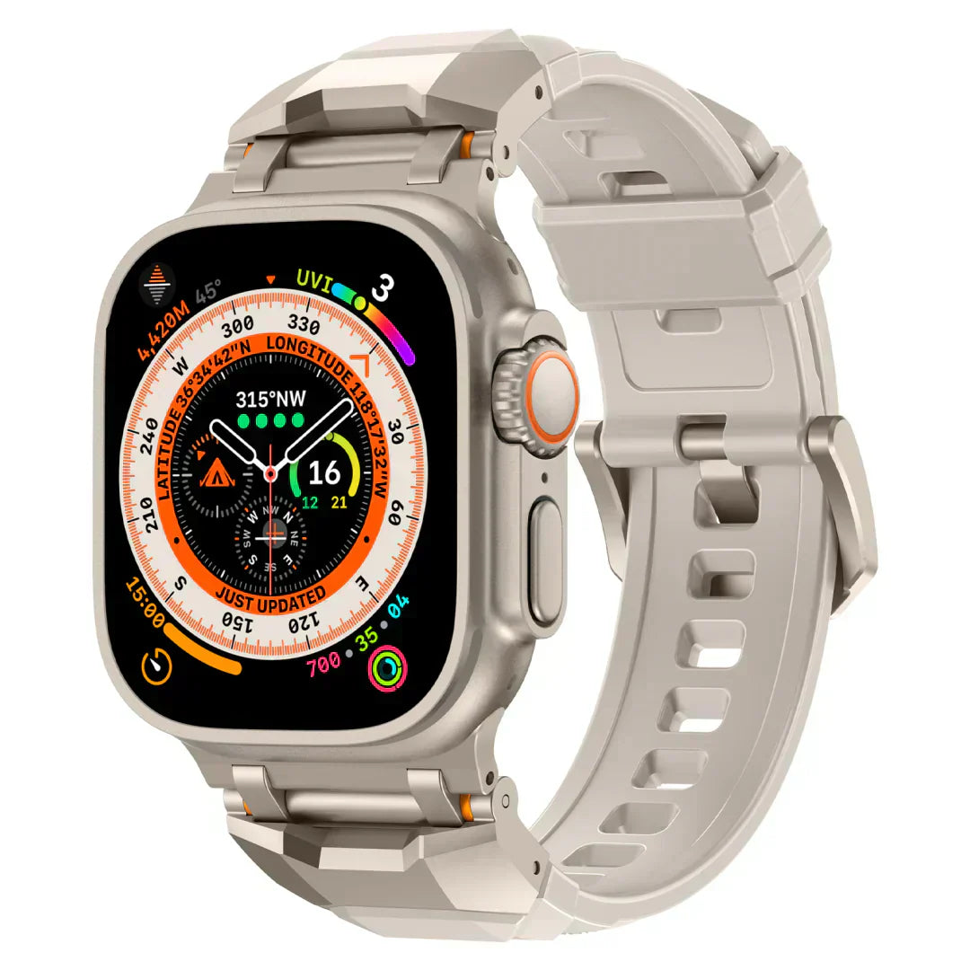 Flexible Rubber Strap For Apple Watch