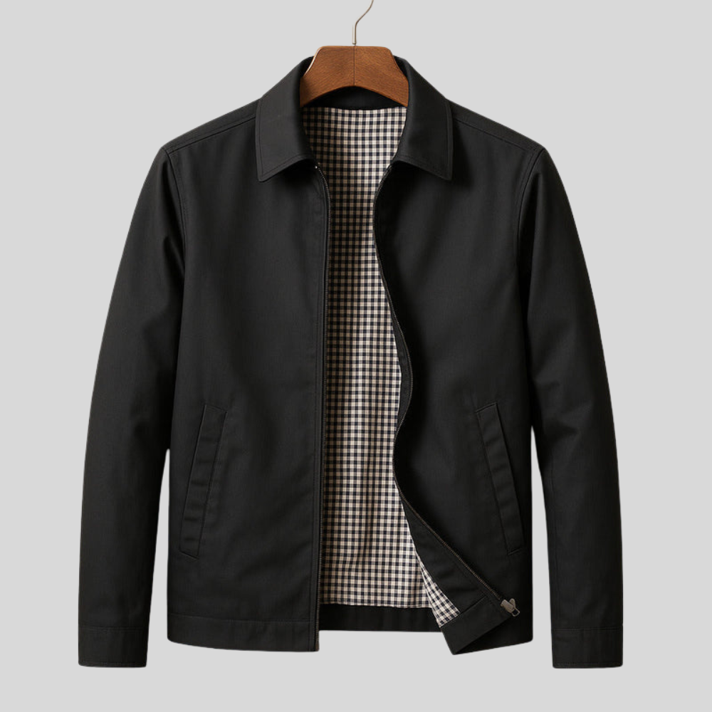 Slim Fit Mens Casual Zip Jacket