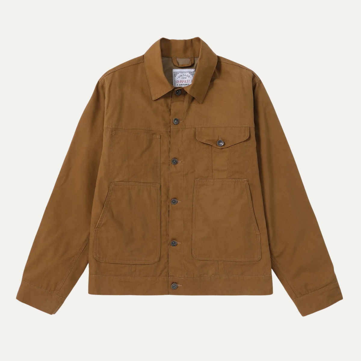 Classic Mens Vintage Canvas Ranch Jacket - OutfitLondon