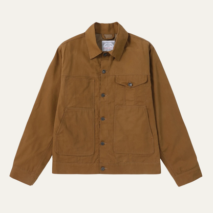 Classic Mens Vintage Canvas Ranch Jacket - OutfitLondon